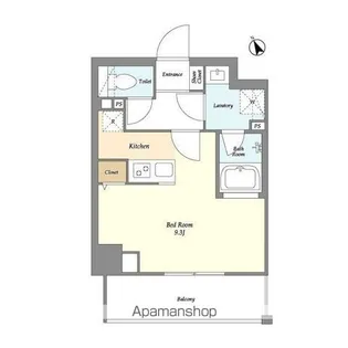プレール・ドゥーク練馬北町【8階】の間取り