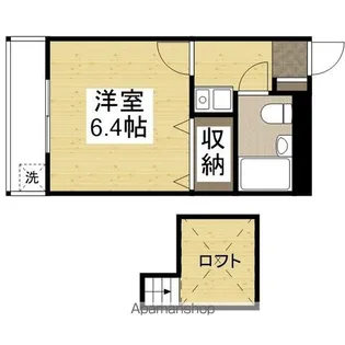 ヨーロピアン野口【1階】の間取り