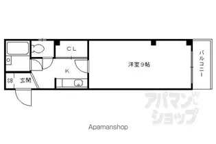 クランベリー【303号室】の間取り