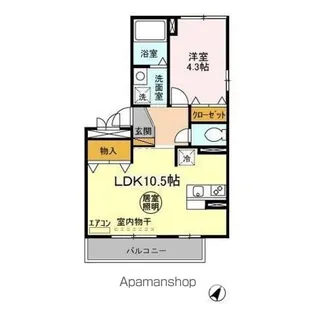 ANGELA【2階】の間取り