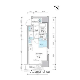 デュオフラッツ日本橋水天宮【4階】の間取り
