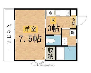 エクセルコーポ【2階】の間取り