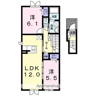 カエルムUⅡ【2階】の間取り