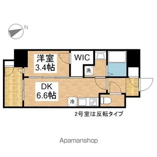 エステムコート名古屋新栄Ⅳネスト【12階】の間取り