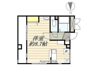 1Rの間取り画像