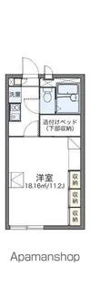 レオパレスビーンズ【103号室】の間取り