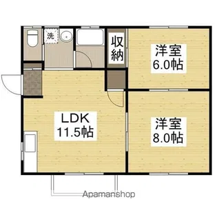 コモエスタ【1階】の間取り