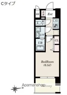 CREST TAPP平安通【603号室】の間取り