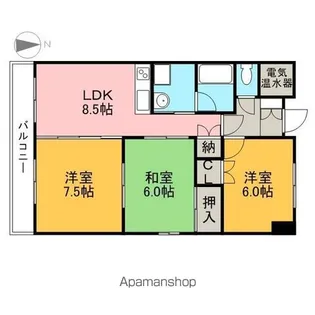 ラ・ミノール【2階】の間取り