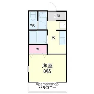 エスパシオ【2階】の間取り