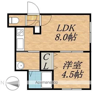 LACUS【2階】の間取り