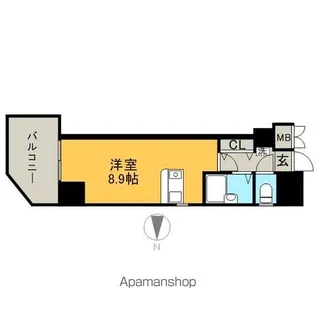 エクセレント大橋【3階】の間取り
