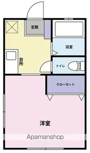 エスポワール西陵【202号室】の間取り