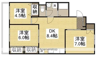 サンシャイン住吉【305号室】の間取り
