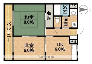 ハッピネス【2階】の間取り