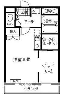 ポエム【201号室号室】の間取り