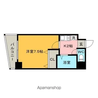 九州鴻池ビル【9階】の間取り