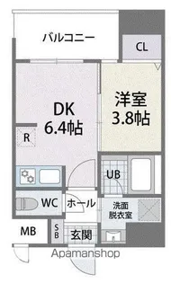 タワーズ香椎駅前【5階】の間取り