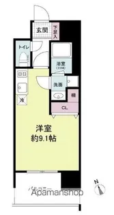 ブランシエスタ千早RJR【3階】の間取り