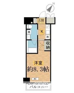 SHOKEN RESIDENCE八王子【412号室】の間取り