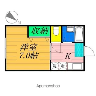 メゾン谷津【2階】の間取り