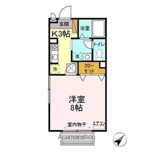 ノーブル富里【1階】の間取り