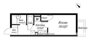 フォレストヴィラ【210号室】の間取り