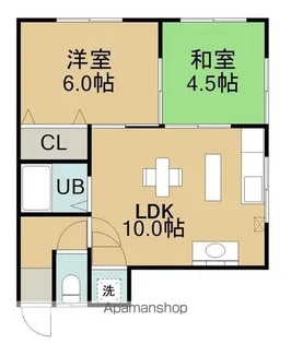 港五稜マンション【7号室】の間取り