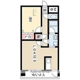 レージュ高道【5階】の間取り