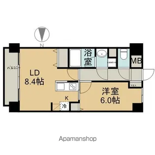 La Douceur青葉小田原【4階】の間取り