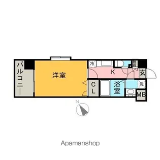 サヴォイザ・リバーテラス【8階】の間取り