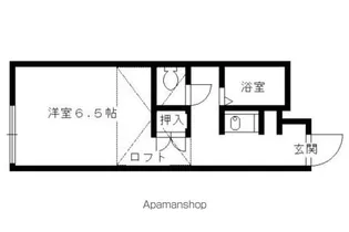 レオパレス北山WEST FOUNTAIN【208号室】の間取り