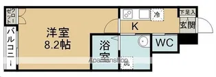 アステラス台原【102号室】の間取り