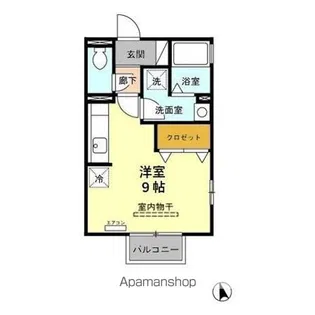 ディアコート砂田橋【2階】の間取り