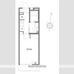リープ横浜橋【3階】の間取り
