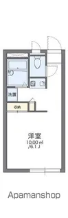 レオパレス城南Ⅱ【2階】の間取り