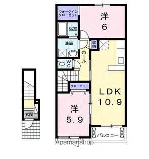 セレーノⅡ【2階】の間取り