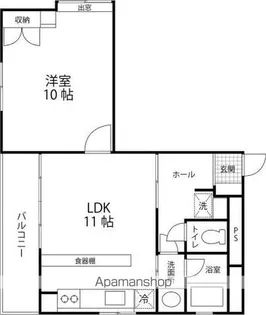 レジデンスグランT【502号室】の間取り