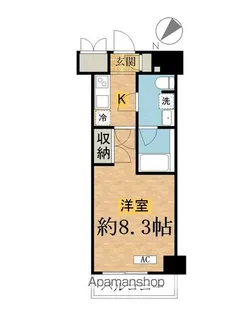SHOKEN RESIDENCE八王子【801号室】の間取り