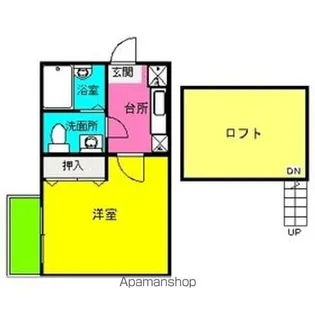 青雲寮【101号室号室】の間取り