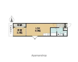 LE COCON 甚目寺Ⅲ【3階】の間取り
