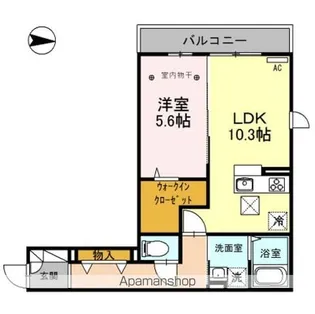 パストラル美南【1階】の間取り