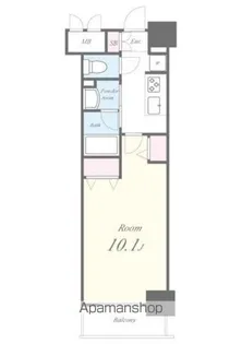 ROOTS SHINJUKU WAKAMATSUCHO(ルーツシ【4階】の間取り