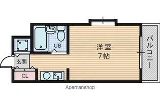 ジョイフル上新庄【2階】の間取り