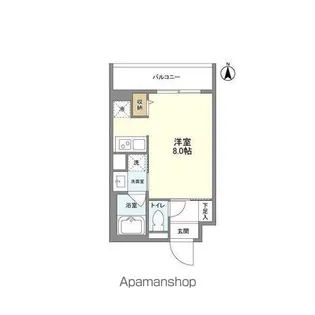 パルムクレスト武蔵小山 サウス棟【1階】の間取り
