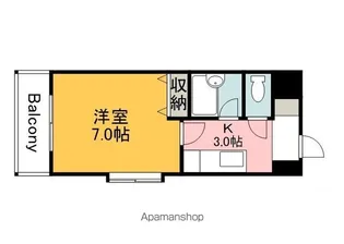 第2キャピタル祇園【4階】の間取り