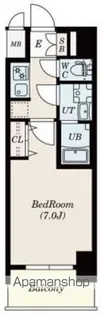 S−RESIDENCE茶屋ヶ坂【6階】の間取り