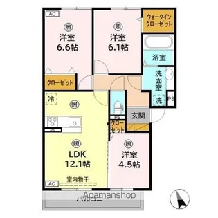 プレミストⅤ【2階】の間取り