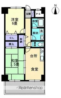 アートヒル屋島【4階】の間取り