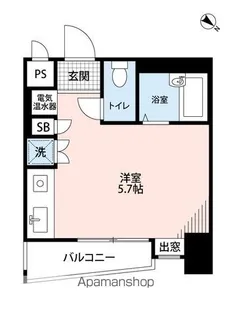 博多祇園エクセル43【2階】の間取り